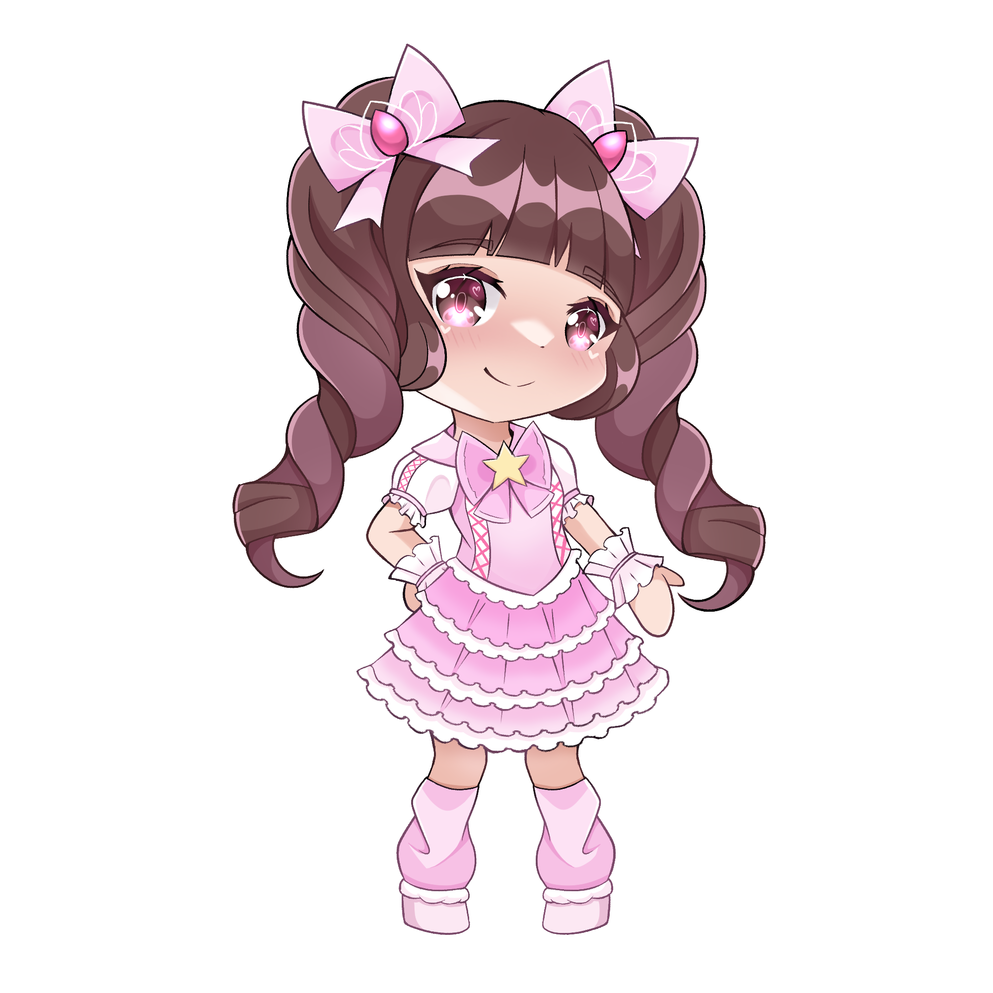 Yofukashi Twintail - Keychain Rico